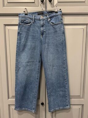 Banana Republic High Rise Wide Leg Crop Size 27